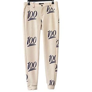 Womens Pants Size L Juniors Graffiti Urban Streetwear Like An Angel Keep it 100!